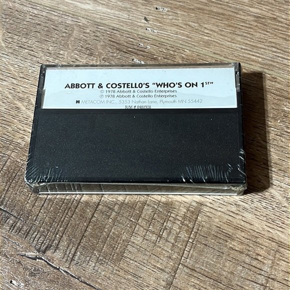 Vintage Abbott & Costello "Who's on 1st" Cassette STILL SEALED Radio Reruns 1978 - Picture 3 of 4